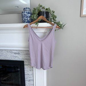 Purple Everlane Cropped Tank in XS